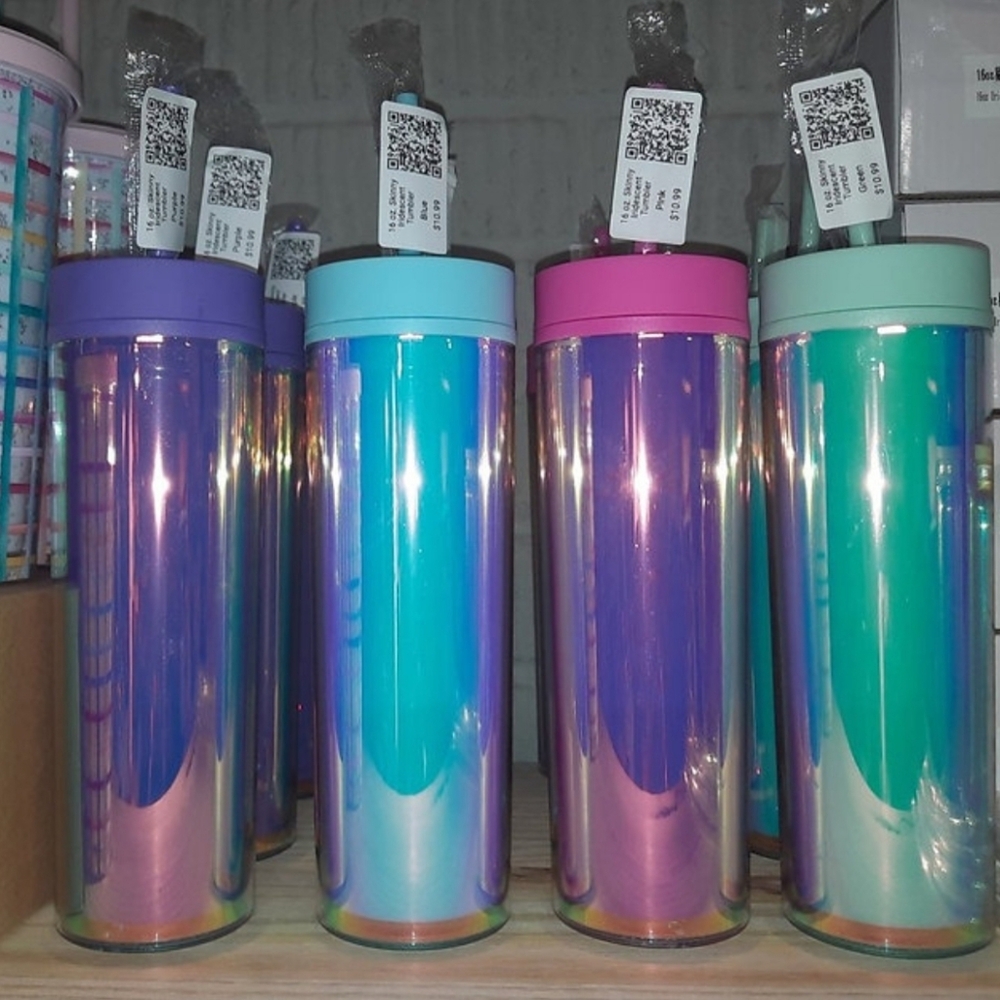 16 oz. Iridescent Tumbler - Blue